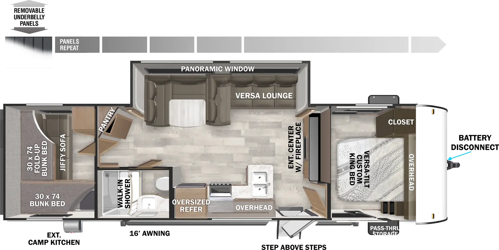 Cruise Lite 273QBXL Floorplan